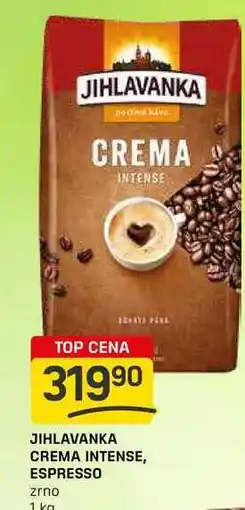 Flop JIHLAVANKA CREMA INTENSE, ESPRESSO zrno 1 kg nabídka