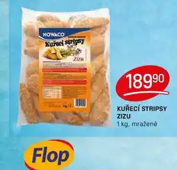 Flop NOWACO KUŘECÍ STRIPSY ZIZU 1 kg nabídka