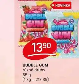 Flop BUBBLE GUM různé druhy 65 g nabídka