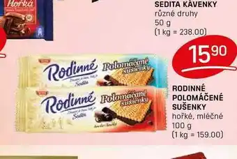 Flop RODINNÉ POLOMÁČENÉ SUŠENKY hořké, mléčné 100 g nabídka