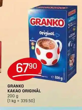 Flop GRANKO KAKAO ORIGINÁL 200 g nabídka