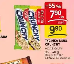 Flop TYČINKA MÜSLI CRUNCHY různé druhy 35-40 g nabídka