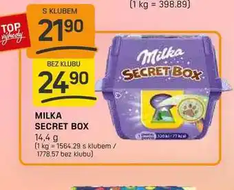 Flop MILKA SECRET BOX 14,4 g nabídka