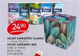 Flop VELVET KAPESNÍČKY CLASSIC 3-vrstvé, 10x10 ks nabídka