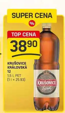 Flop KRUŠOVICE KRÁLOVSKÁ 12 1,5l, PET nabídka