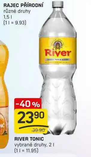 Flop RIVER TONIC vybrané druhy, 2l nabídka