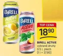 Flop BIRELL ACTIVE vybrané druhy 0.5l, plech nabídka