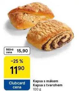 Tesco Kapsa s mákem, 100 g nabídka