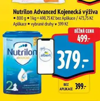 Albert Nutrilon Advanced Kojenecká výživa 800 g nabídka