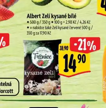 Albert Albert Zelí kysané bílé 500 g/350 g nabídka