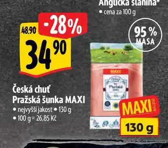 Albert Česká chuť Pražská šunka MAXI 130 g nabídka