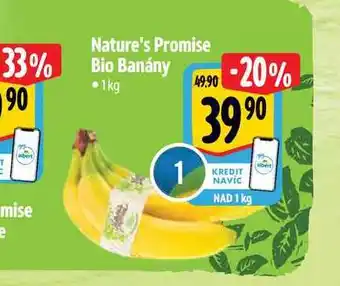 Albert Nature's Promise Bio Banány 1kg nabídka