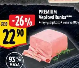 Albert PREMIUM Vepřová šunka 100 g nabídka