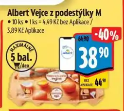 Albert Albert Vejce z podestýlky M nabídka