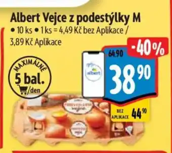 Albert Albert Vejce z podestýlky M nabídka