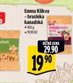 Albert Emma Klikva - brusinka kanadská 100 g nabídka