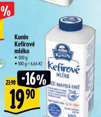 Albert Kunín Kefírové mléko 300 g nabídka