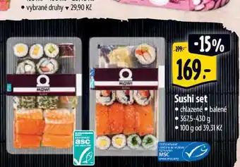 Albert Sushi set 367,5-430 g nabídka