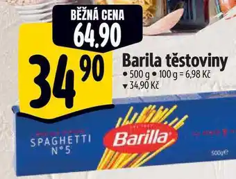 Albert Barila těstoviny 500 g nabídka