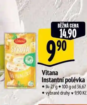 Albert Vitana Instantní polévka 14-27 g nabídka