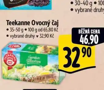 Albert Teekanne Ovocný čaj 35-50 g nabídka