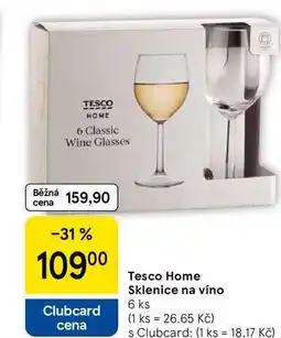 Tesco Tesco Home Sklenice na víno, 6 ks nabídka