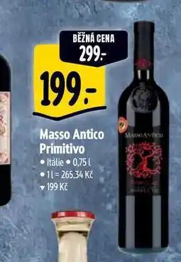 Albert Masso Antico Primitivo 0,75 l nabídka