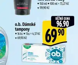 Albert o.b. Dámské tampony 150 ml nabídka