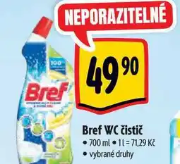 Albert Bref WC čistič 700 ml nabídka