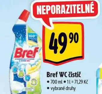 Albert Bref WC čistič 700 ml nabídka