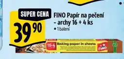 Albert FINO Papír na pečení - archy 16 + 4 ks nabídka