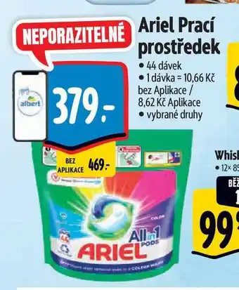 Albert Ariel Prací prostředek 44 dávek nabídka