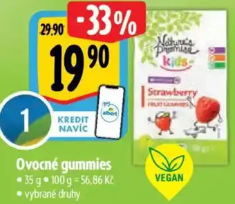 Albert Ovocné gummies nabídka