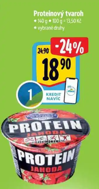 Albert Proteinový tvaroh 140 g nabídka