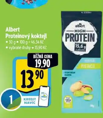 Albert Albert Proteinový koktejl 30 g nabídka