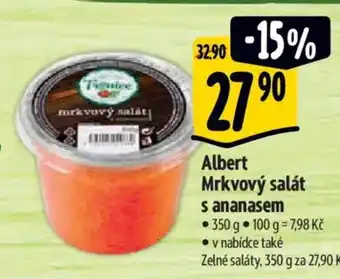 Albert Albert Mrkvový salát s ananasem nabídka