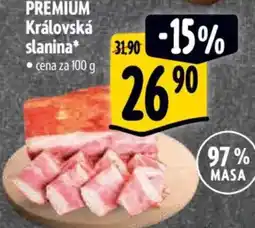 Albert Premium Královská slanina nabídka