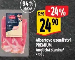 Albert Albertovo uzenářství Premium Anglická slanina nabídka