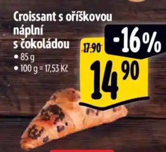 Albert Croissant s oříškovou náplní s čokoládou nabídka