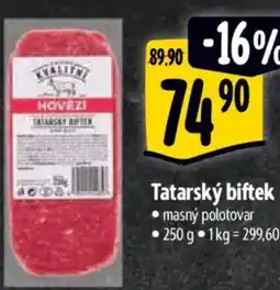 Albert Tatarský biftek nabídka