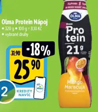 Albert OLMA Protein Nápoj nabídka