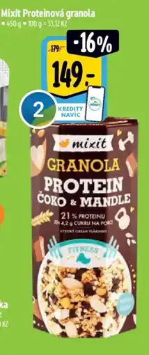 Albert Mixit Proteinová granola nabídka