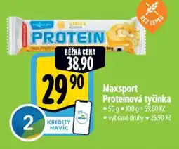 Albert Maxsport Proteinová tyčinka nabídka