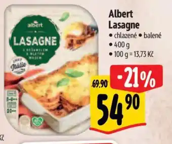 Albert Albert Lasagne nabídka