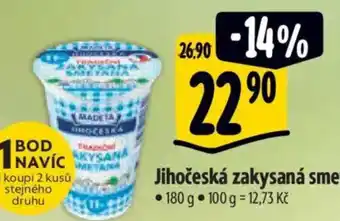 Albert Jihočeská zakysaná smetana 11% nabídka