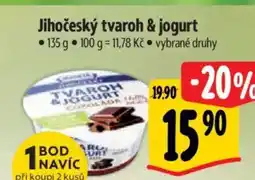 Albert Jihočeský tvaroh & jogurt nabídka