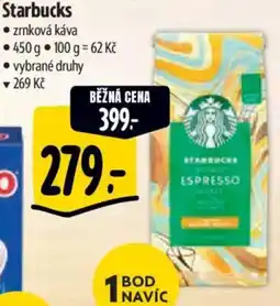 Albert STARBUCKS nabídka