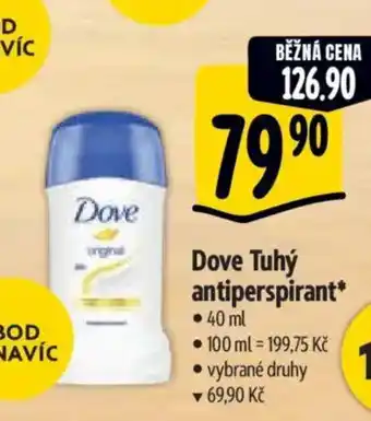 Albert DOVE Tuhý antiperspirant nabídka