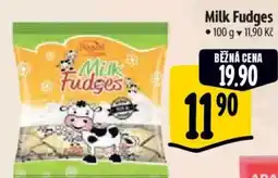 Albert Milk Fudges nabídka