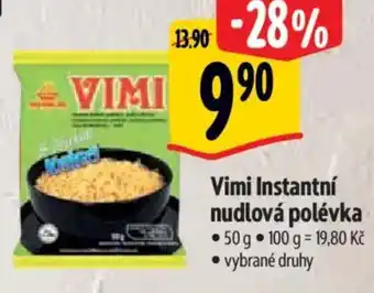 Albert VIMI Instantní nudlová polévka nabídka